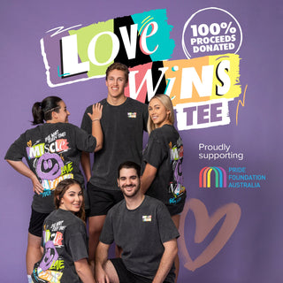 Love Wins: Muscle Nation's Charity Tee Supporting Pride Foundation Australia-Muscle Nation