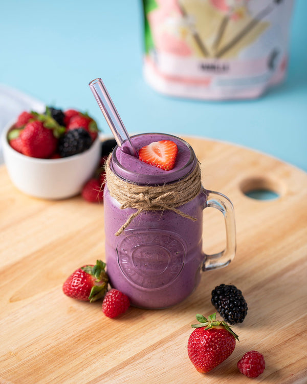 Mixed Berry Protein Smoothie-Muscle Nation