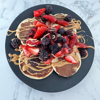 Peanut Butter Protein Pancakes-Muscle Nation