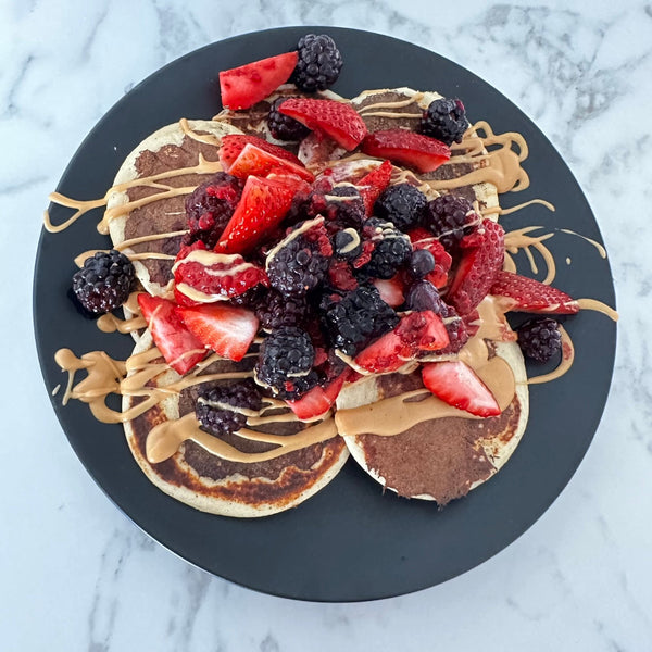 Peanut Butter Protein Pancakes-Muscle Nation