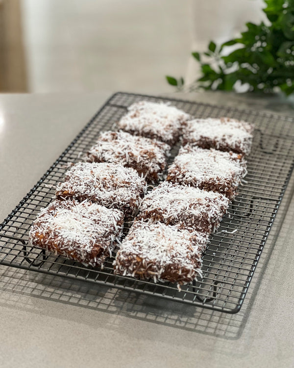 Protein Chocolate Lamingtons-Muscle Nation