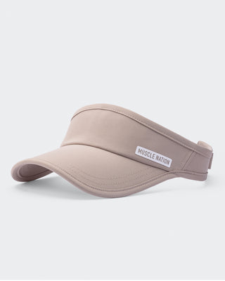 Muscle Nation Active Visor - Stone-Accessories-ACC1125202STONE-MNAPPRL47993-1-Muscle Nation