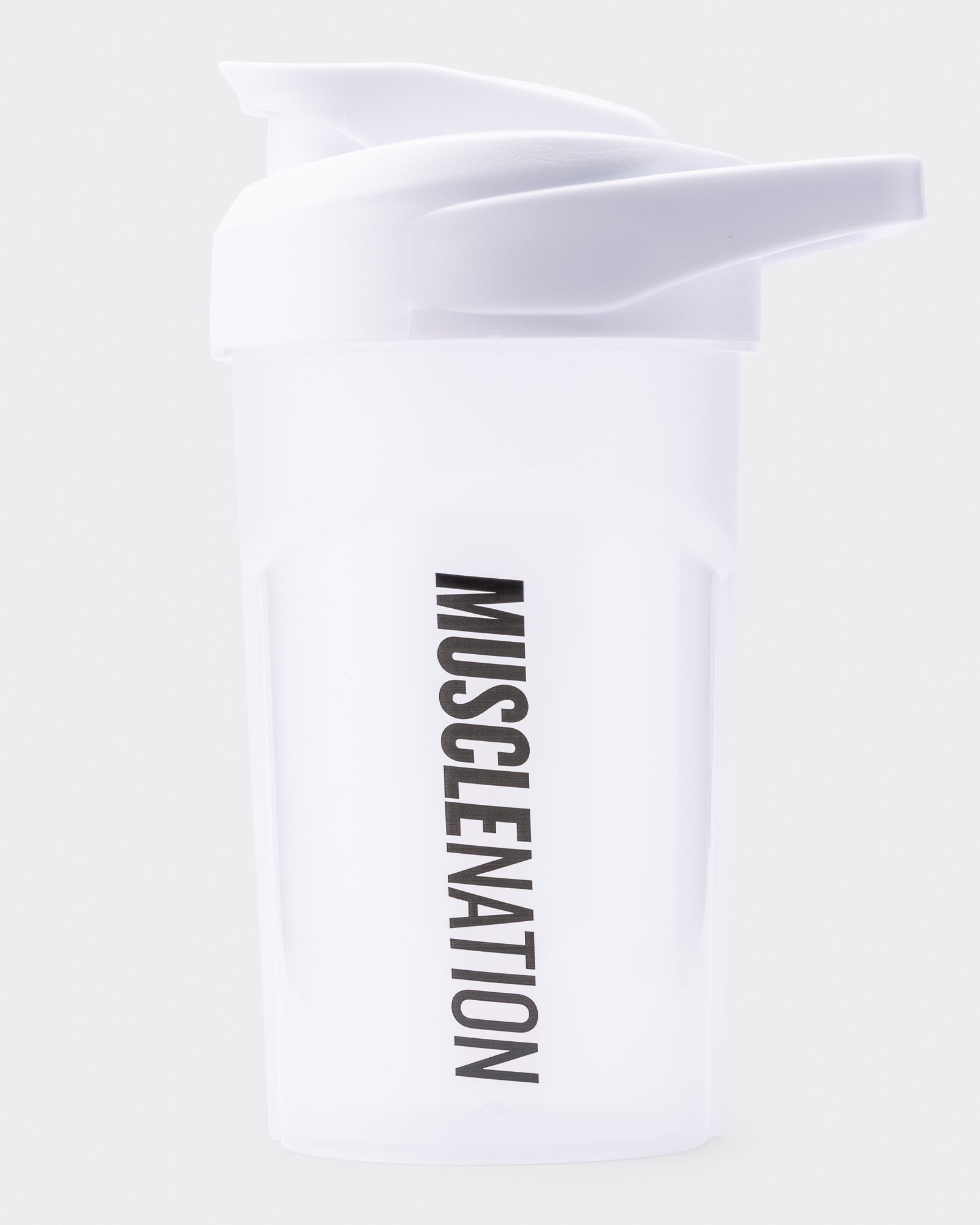 500ml MN Shaker-Accessories-Clear / Black-MNAPPRL22496CLR-ONE-MNAPPRL22496-3-Muscle Nation