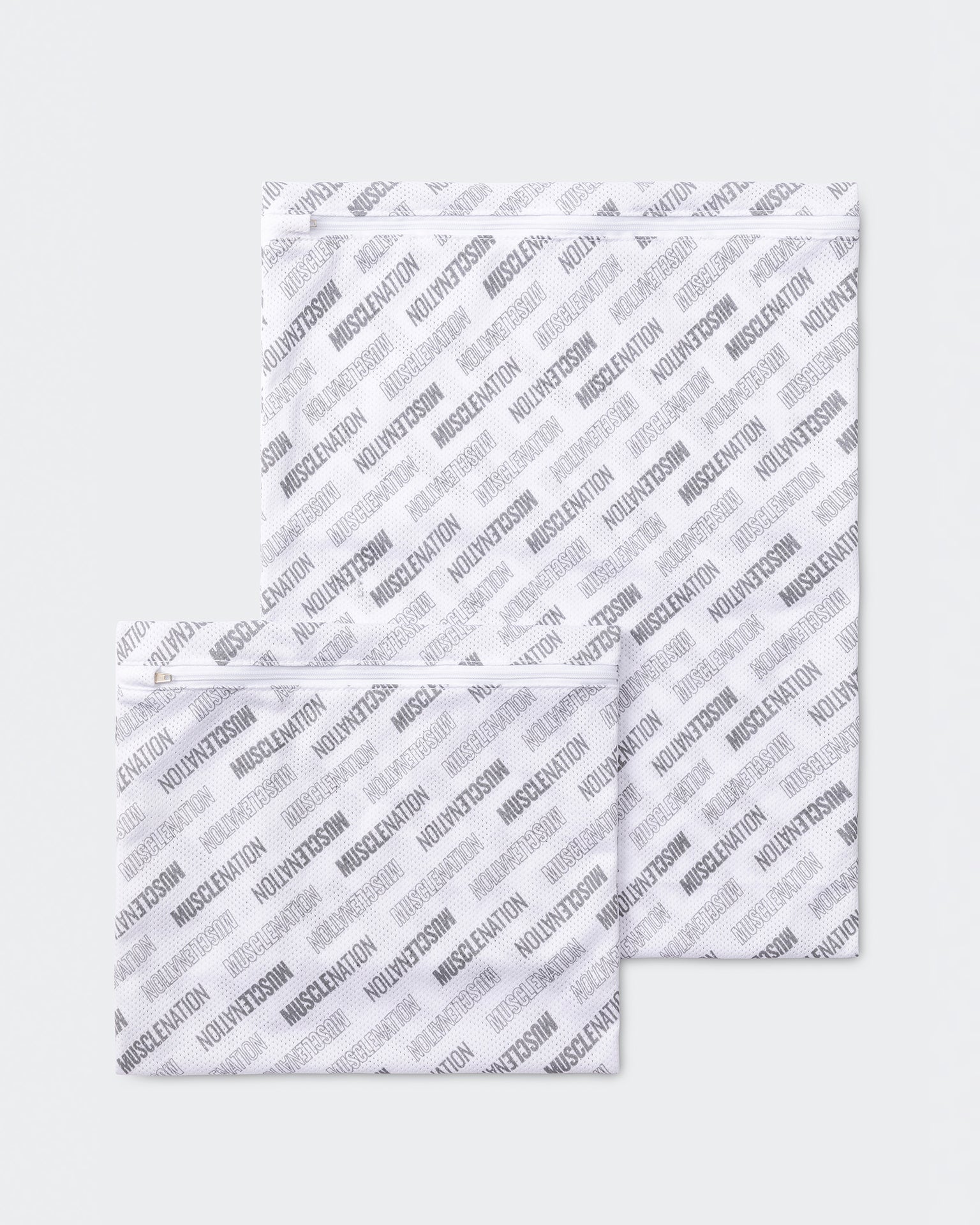 Wash Bag - 2 pack-Bags-White-AC072347WHT-One Size-MNAPPRL28514-1-Muscle Nation