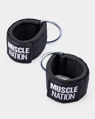 Ankle Straps - Black-Belts & Straps-ONE-MNAPP22199-MNAPP22199-1-Muscle Nation