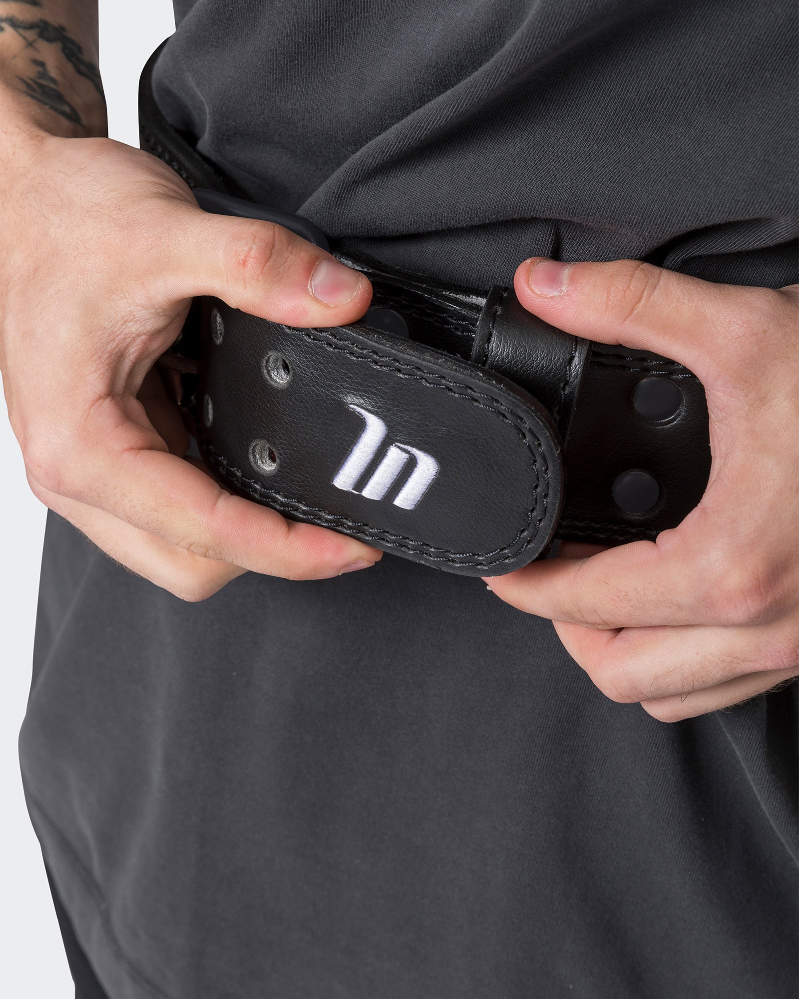 Lifting Belt - Black-Belts & Straps-S/M/L-MNAPP22197-MNAPP22197-6-Muscle Nation