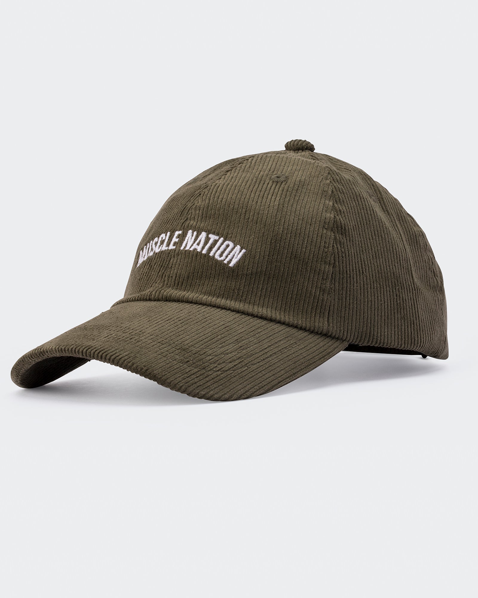 Worldwide Corduroy Dad Cap - Dark Khaki-Accessories-Dark Khaki-AC022468DKHAKI-ONE-MNAPPRL30332-1-Muscle Nation