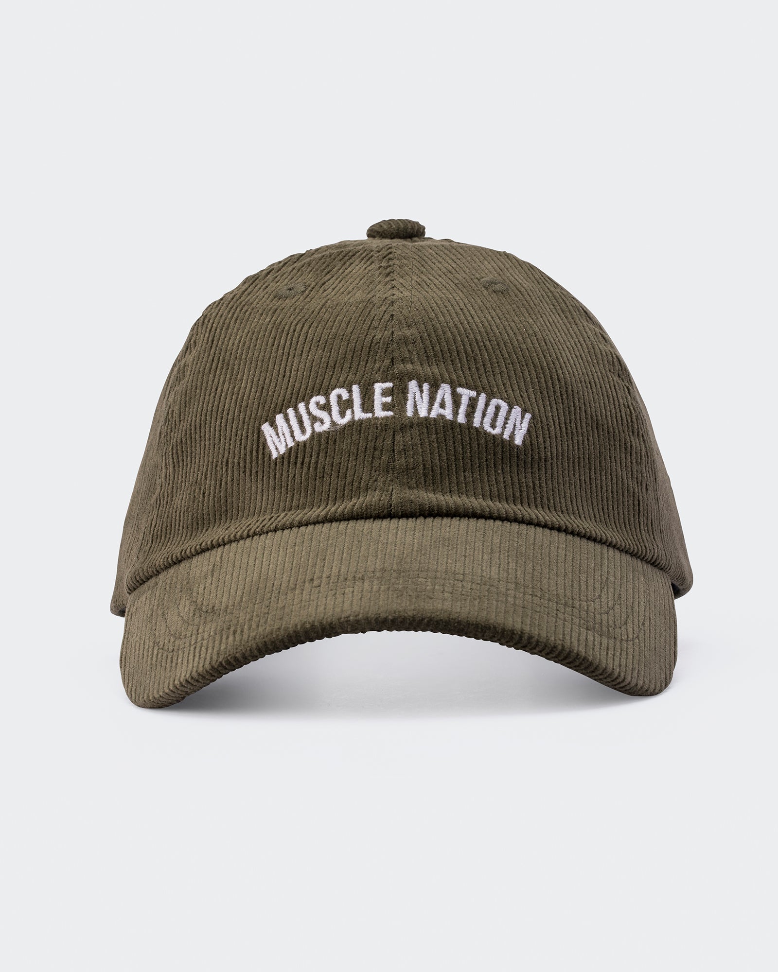 Worldwide Corduroy Dad Cap - Dark Khaki-Accessories-Dark Khaki-AC022468DKHAKI-ONE-MNAPPRL30332-2-Muscle Nation