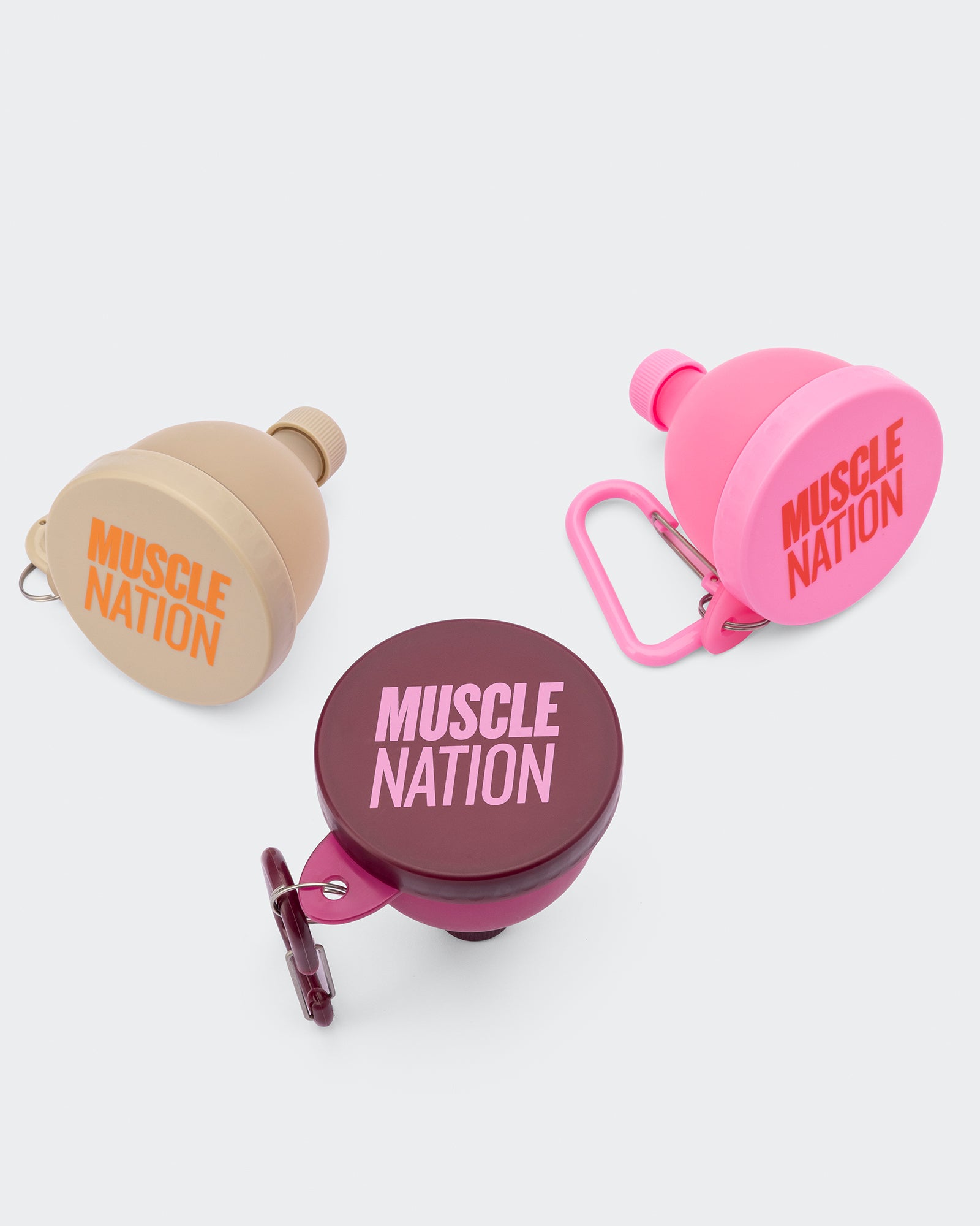 Fill And Go Funnel (x3 Pack) - Hollywood Pink Multi-Accessories-Hollywood Pink Multi-ACC022568HWPNKM-ONE-MNAPPRL42422-2-Muscle Nation