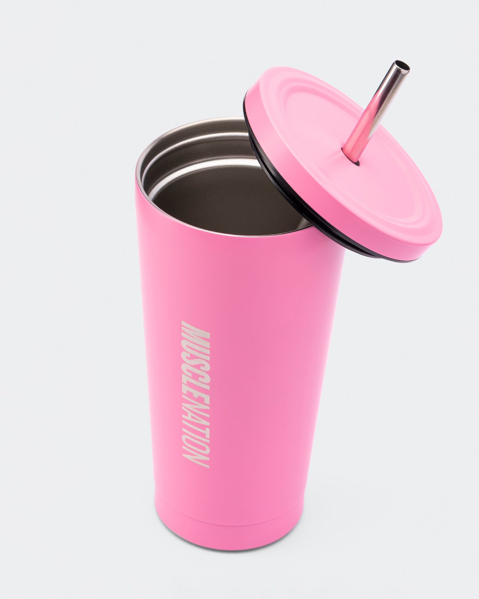 Stainless Steel Cup - Hollywood Pink-Accessories-Hollywood Pink-ACC022574HWPNK-ONE-MNAPPRL42438-2-Muscle Nation