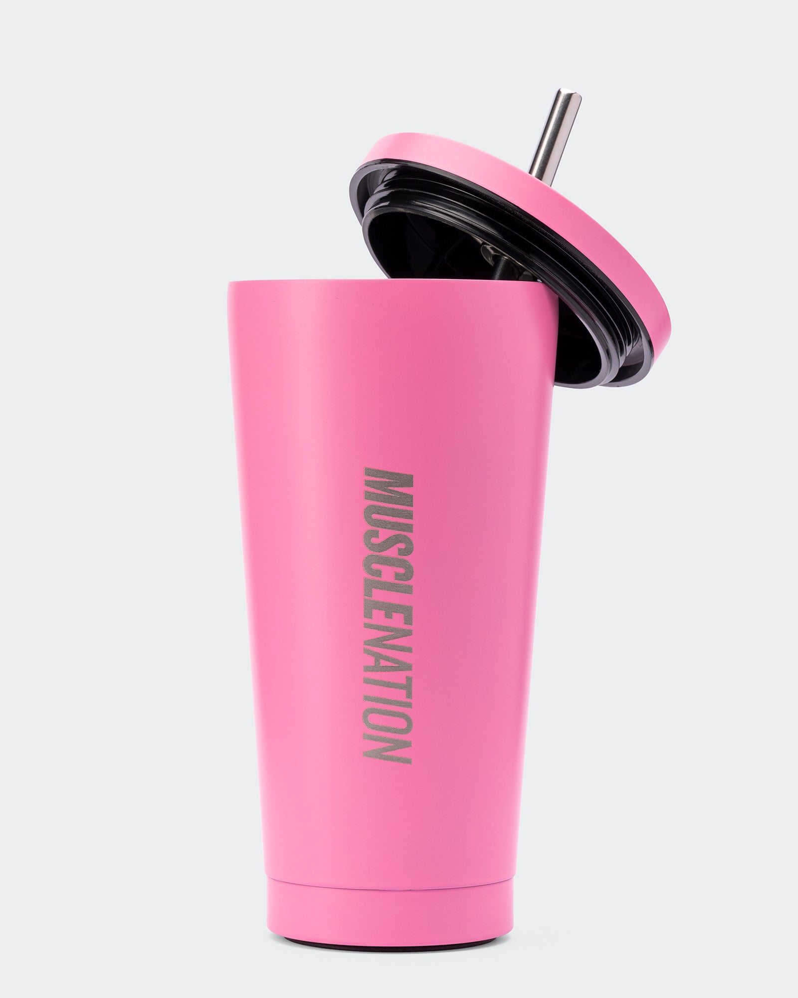 Stainless Steel Cup - Hollywood Pink-Accessories-Hollywood Pink-ACC022574HWPNK-ONE-MNAPPRL42438-3-Muscle Nation