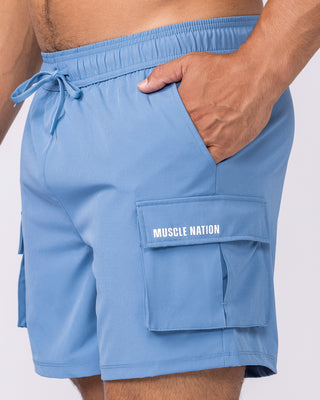 Active Cargo 5" Shorts - Pacific-Shorts-S-042644PCF-S-MNAPPRL50286-1-Muscle Nation
