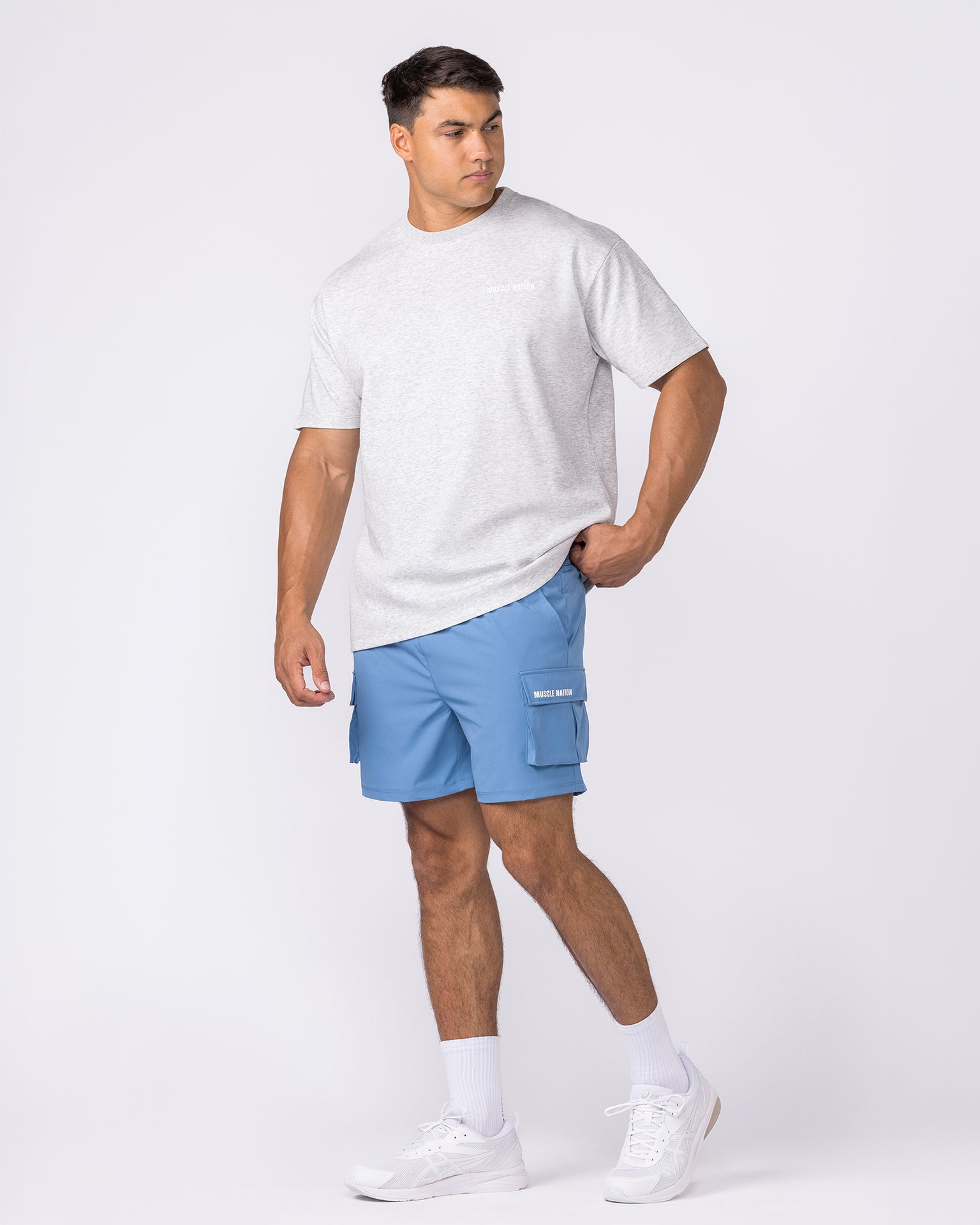 Active Cargo 5" Shorts - Pacific-Shorts-S-042644PCF-S-MNAPPRL50286-7-Muscle Nation