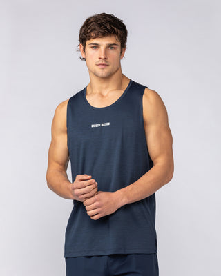 Aero Active Tank - Navy-Singlets & Tanks-S-082533NAVY-S-MNAPPRL43813-2-Muscle Nation