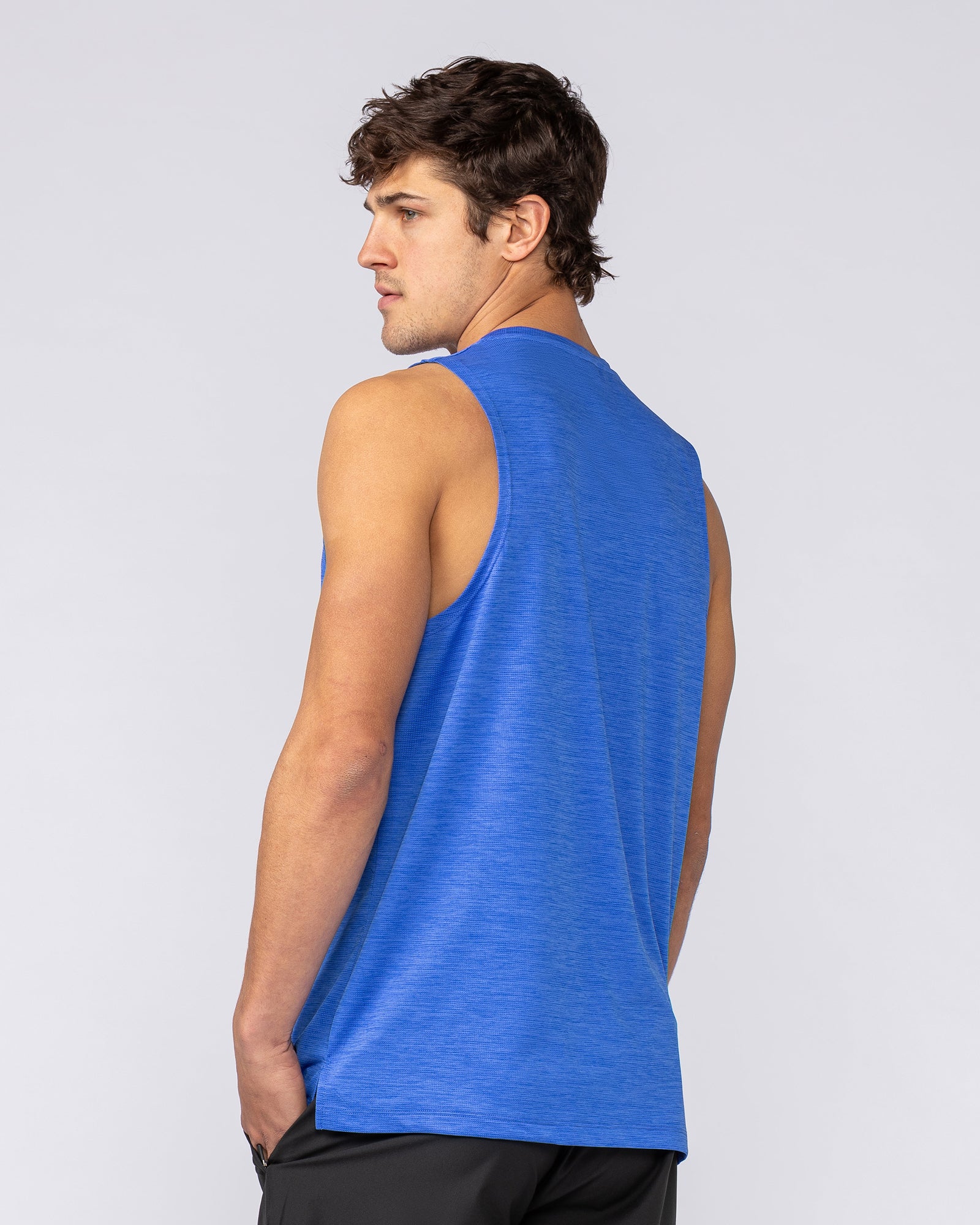 Aero Active Tank - Power Blue-Singlets & Tanks-S-082533PWRBL-S-MNAPPRL43820-4-Muscle Nation