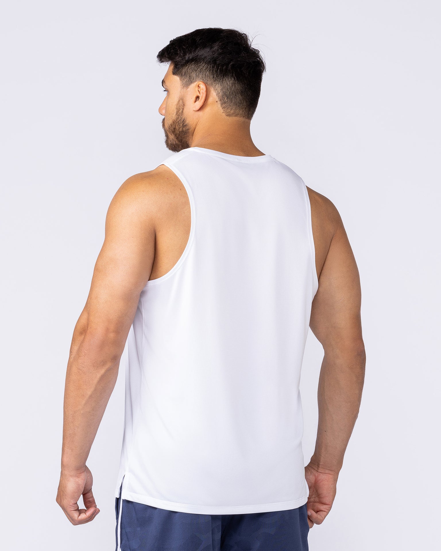 Aero Active Tank - White-Singlets & Tanks-S-1125167WHT-S-MNAPPRL47199-5-Muscle Nation