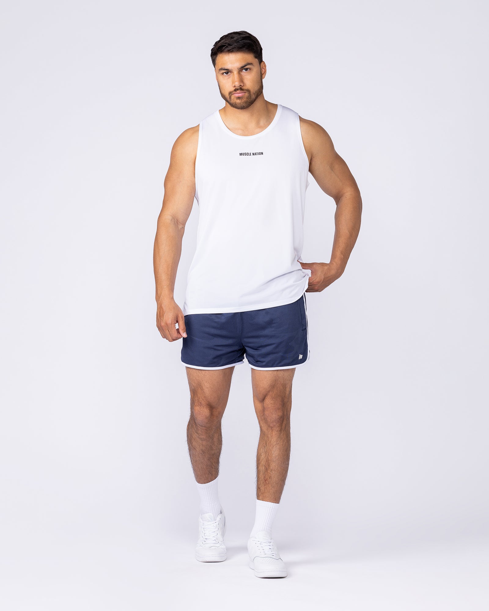 Aero Active Tank - White-Singlets & Tanks-S-1125167WHT-S-MNAPPRL47199-7-Muscle Nation