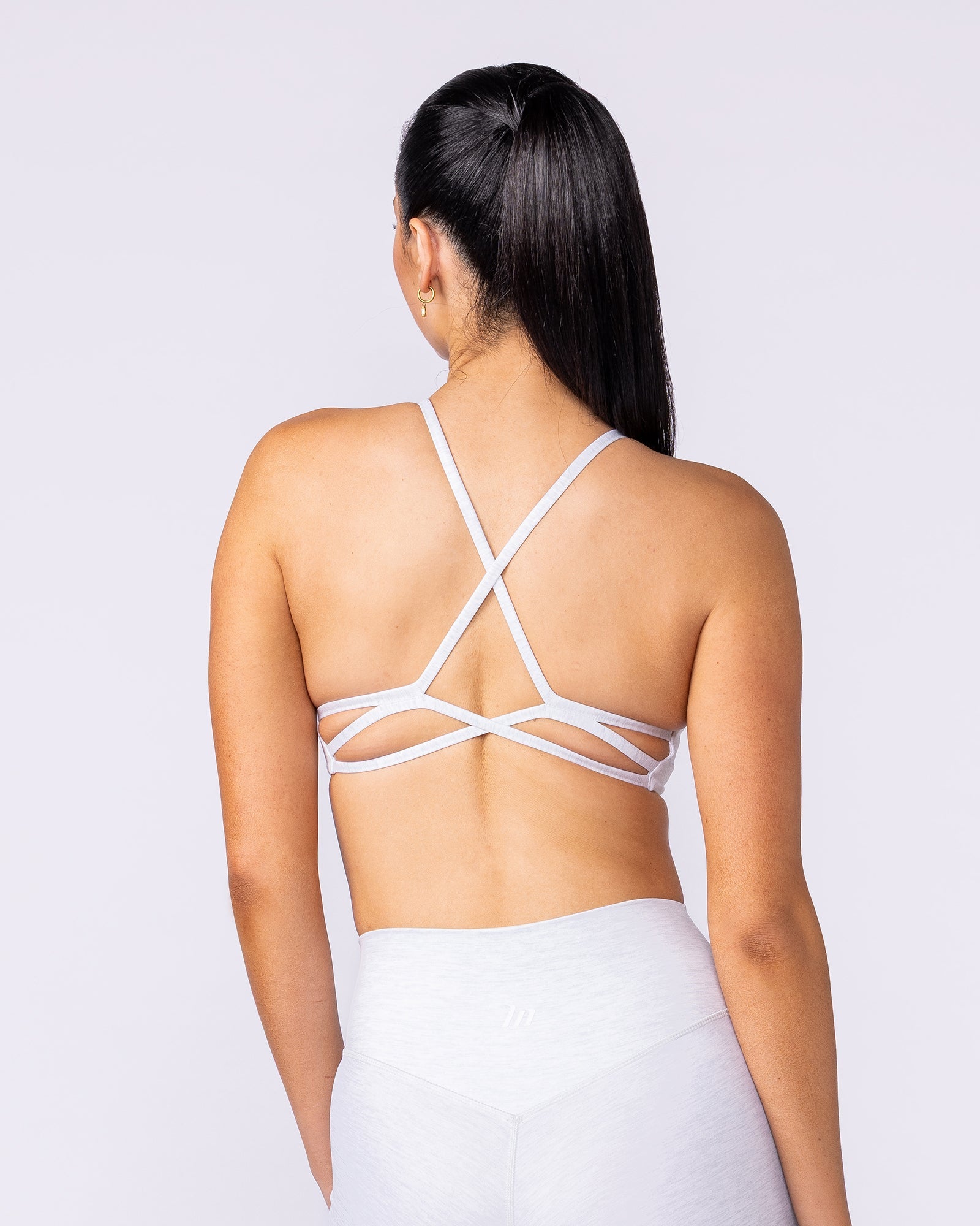 Afterglow Bralette - White Grey Marl-Bralettes-XXS-1125106WHTGMRL-XXS-MNAPPRL45406-4-Muscle Nation