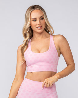 Allure Longline Bra - Blossom Spot-Sports Bras-XS-082502BLMSP-XS-MNAPPRL43620-1-Muscle Nation
