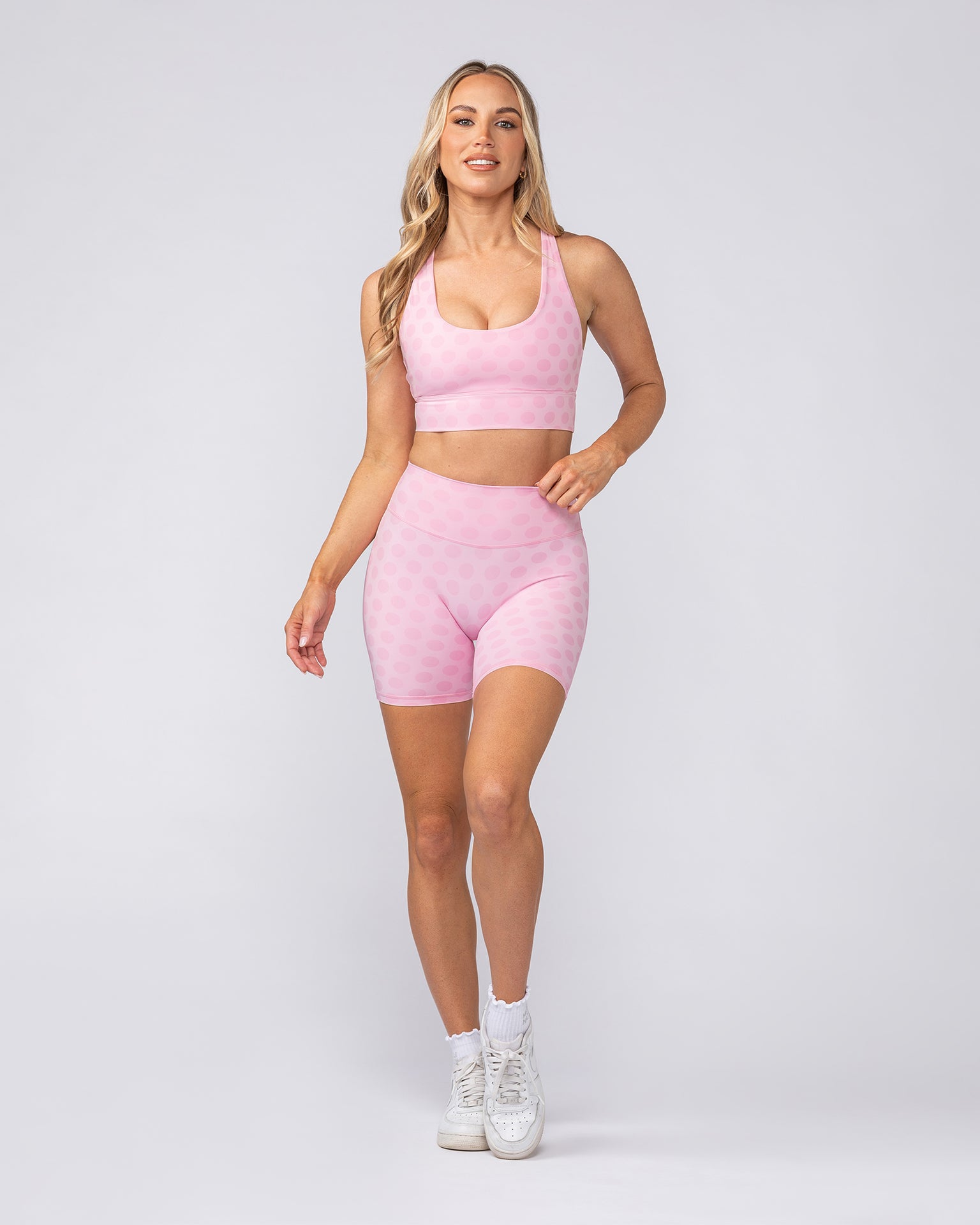 Allure Longline Bra - Blossom Spot-Sports Bras-XS-082502BLMSP-XS-MNAPPRL43620-5-Muscle Nation