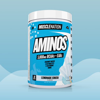 AMINOS + HYDRATION - Lemonade Crush - 30 serves-Aminos-MNSUPPS0147-764460254075-1-Muscle Nation