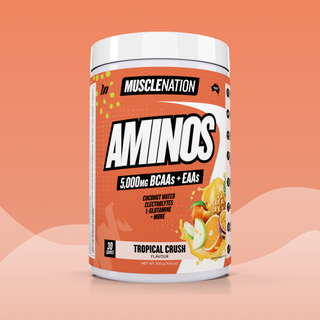 AMINOS + HYDRATION - Tropical Crush - 30 serves-Aminos-MNSUPPS0244-764460254549-1-Muscle Nation