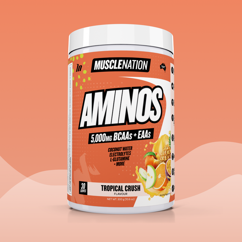 AMINOS + HYDRATION - Tropical Crush - 30 serves-Aminos-MNSUPPS0244-764460254549-1-Muscle Nation