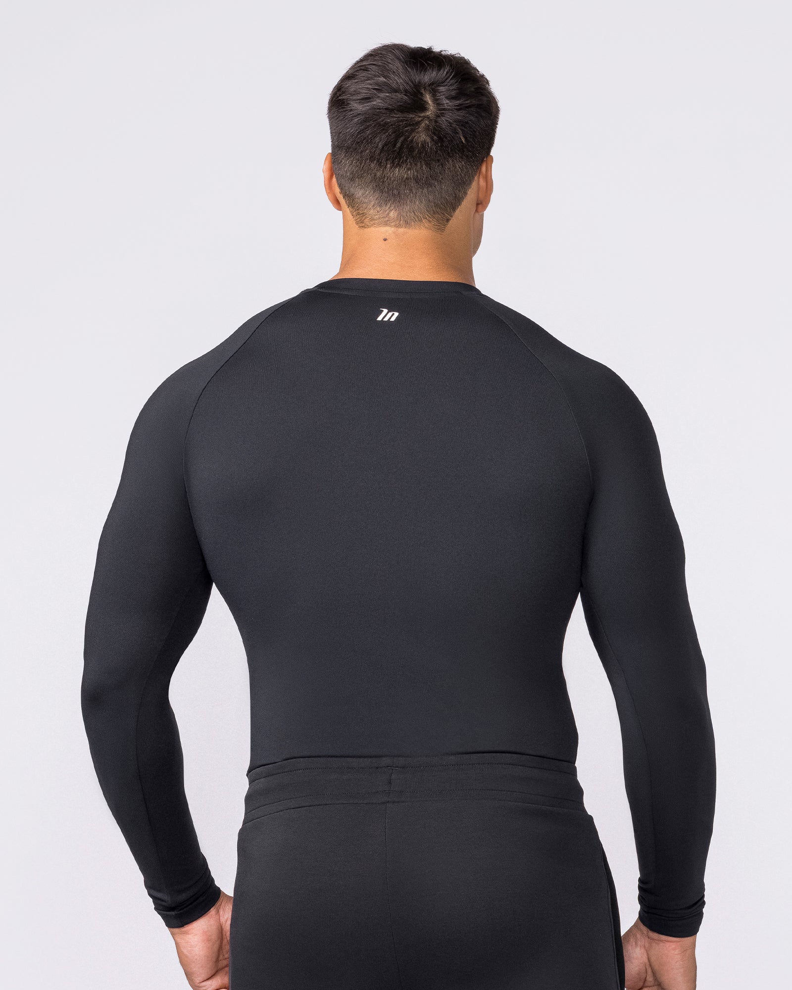 Apex Long Sleeve Tee - Black-T-Shirts-XS-042647BLK-XS-MNAPPRL50525-5-Muscle Nation