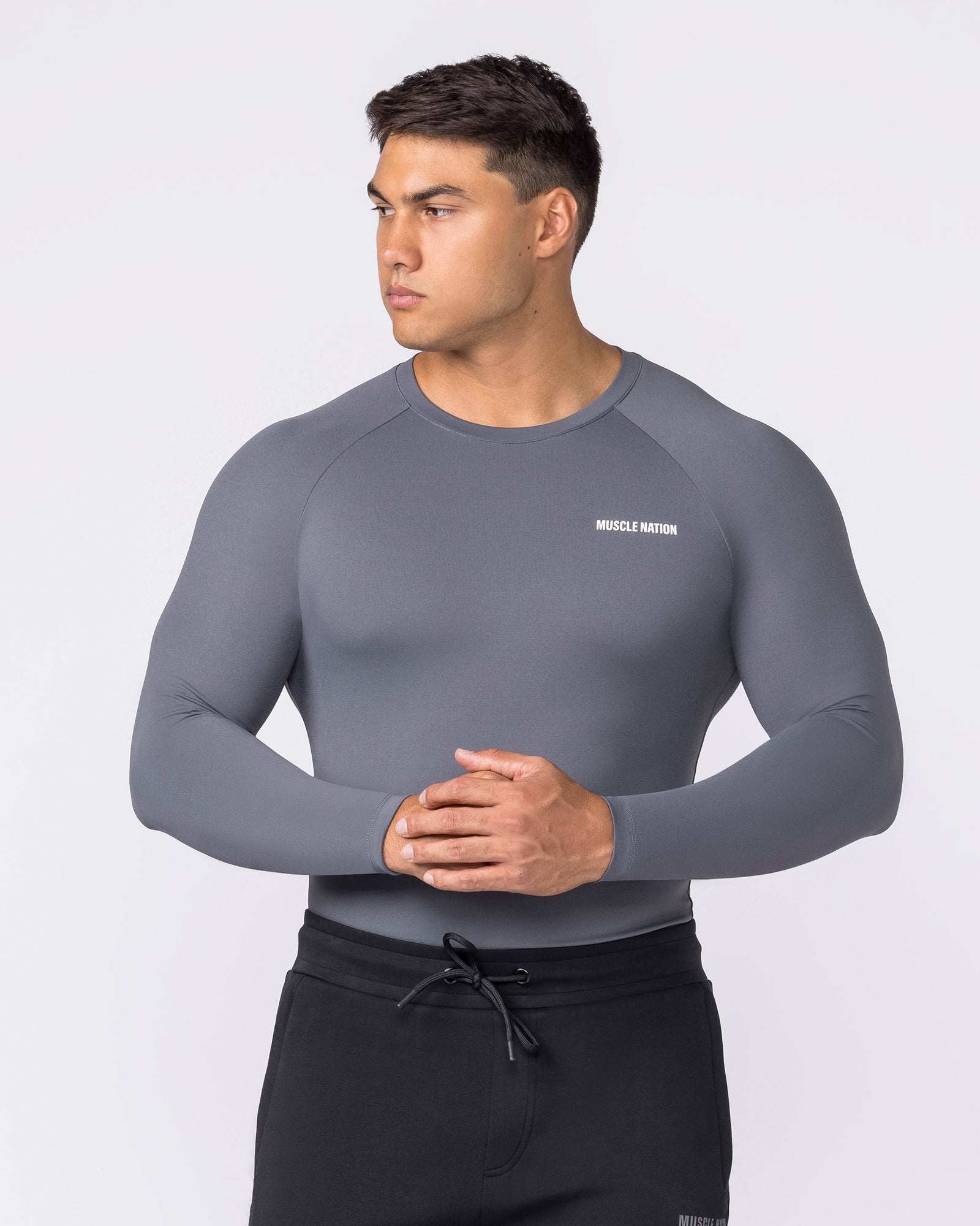 Apex Long Sleeve Tee - Tornado-Long Sleeve T-Shirts-XS-042647TRNDO-XS-MNAPPRL50533-1-Muscle Nation