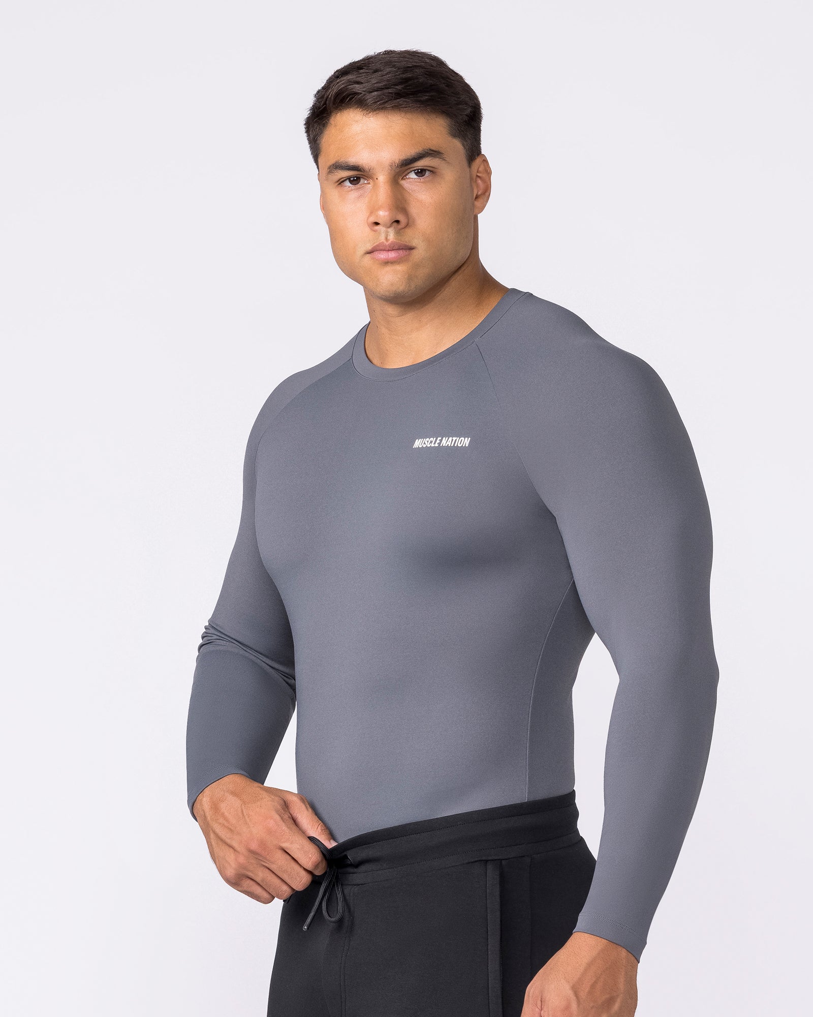 Apex Long Sleeve Tee - Tornado-Long Sleeve T-Shirts-XS-042647TRNDO-XS-MNAPPRL50533-3-Muscle Nation