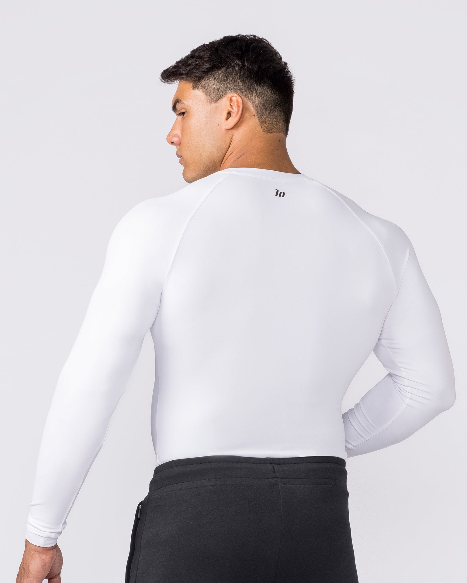 Apex Long Sleeve Tee - White-Long Sleeve T-Shirts-XS-042647WHT-XS-MNAPPRL50540-2-Muscle Nation