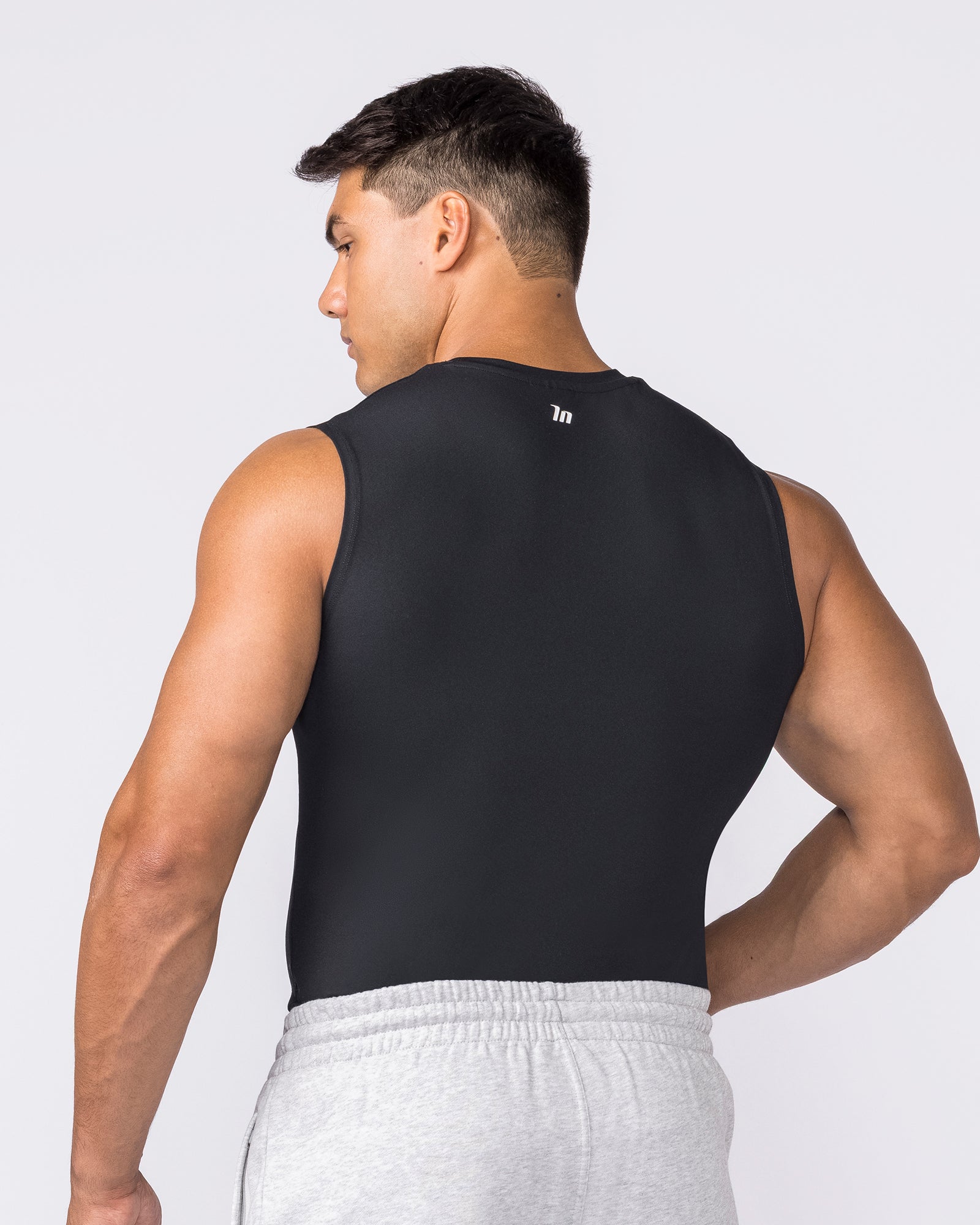 Apex Sleeveless Tee - Black-Singlets & Tanks-S-042649BLK-S-MNAPPRL50547-2-Muscle Nation
