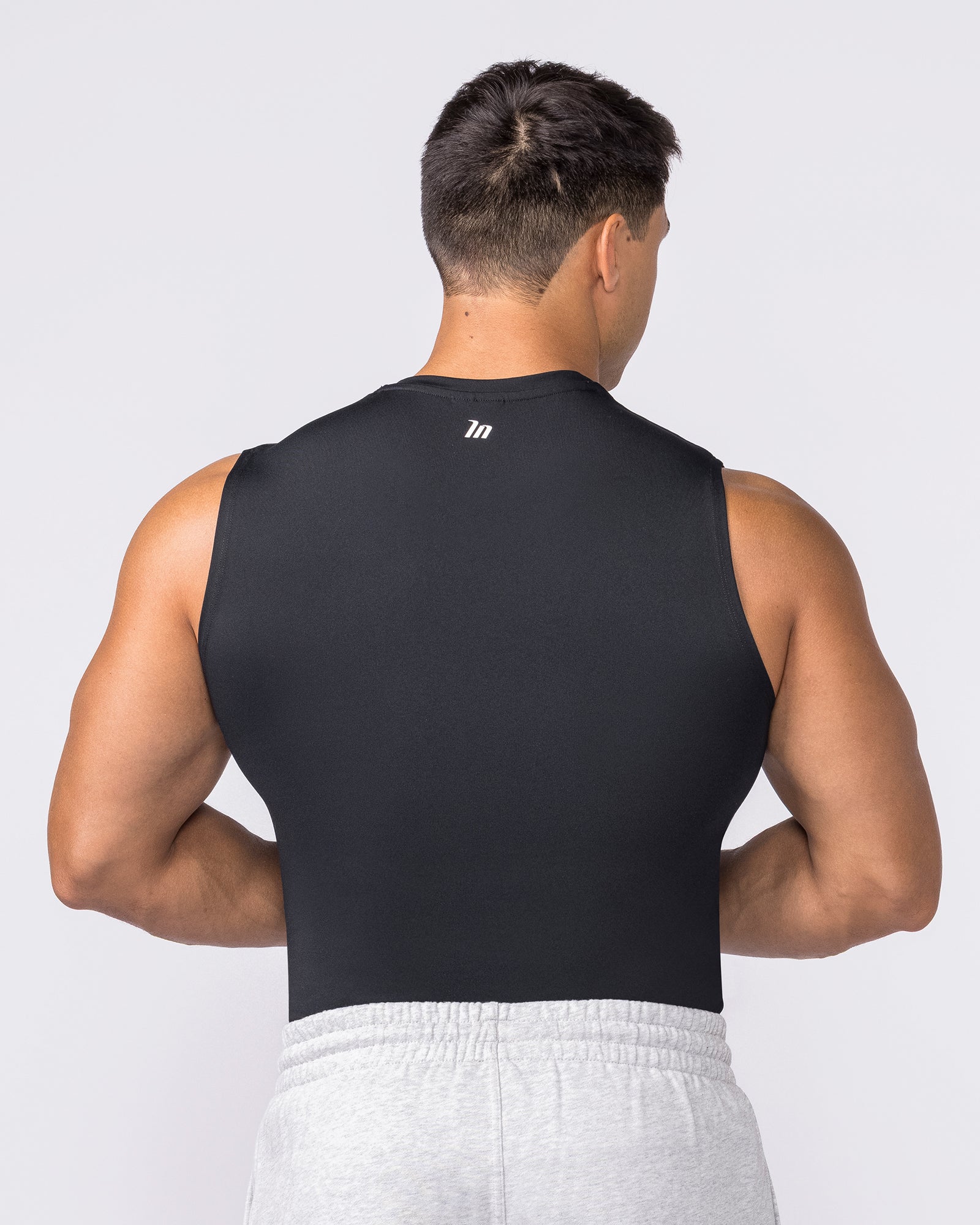 Apex Sleeveless Tee - Black-Singlets & Tanks-S-042649BLK-S-MNAPPRL50547-5-Muscle Nation