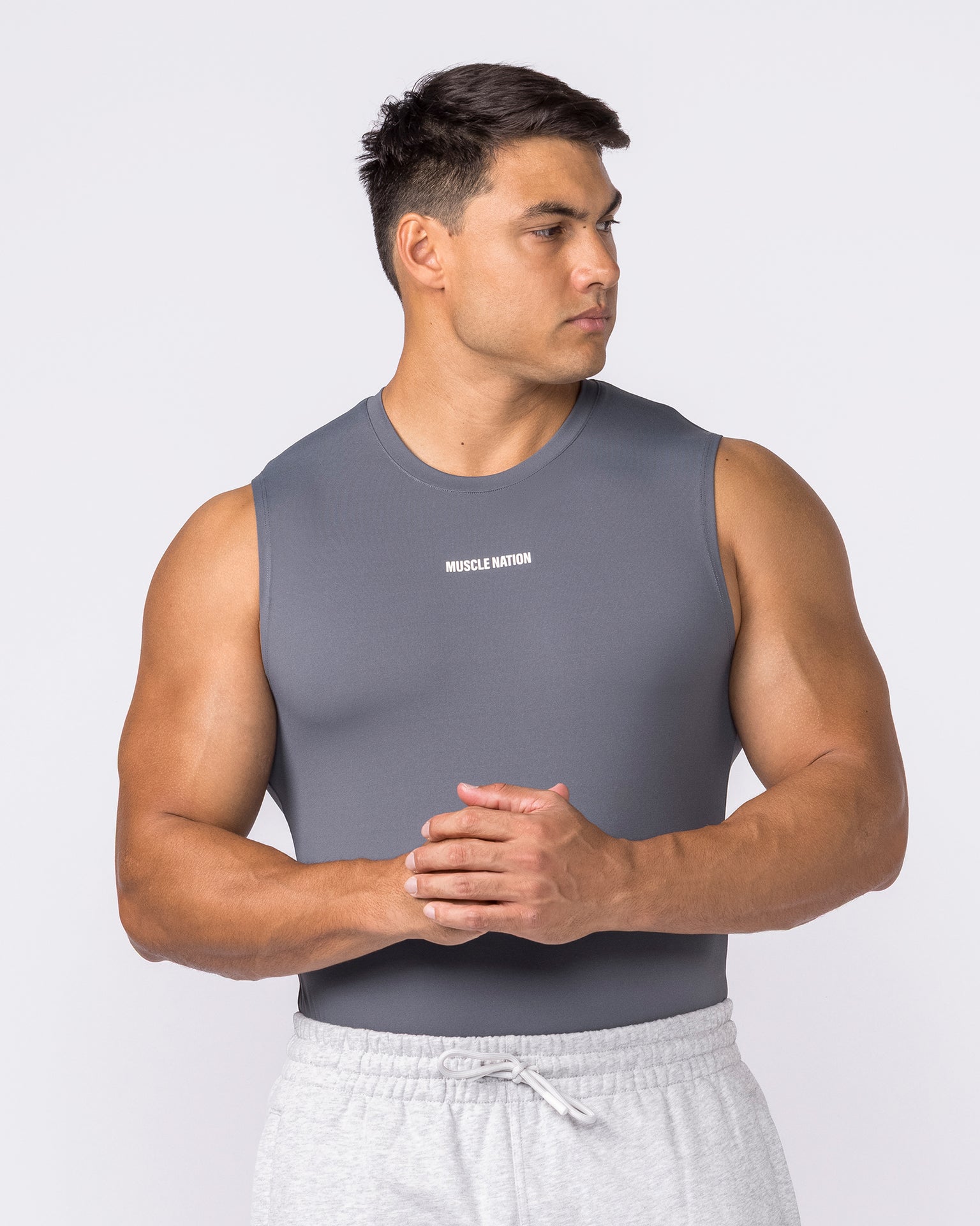 Apex Sleeveless Tee - Tornado-Singlets & Tanks-S-042649TRNDO-S-MNAPPRL50554-3-Muscle Nation