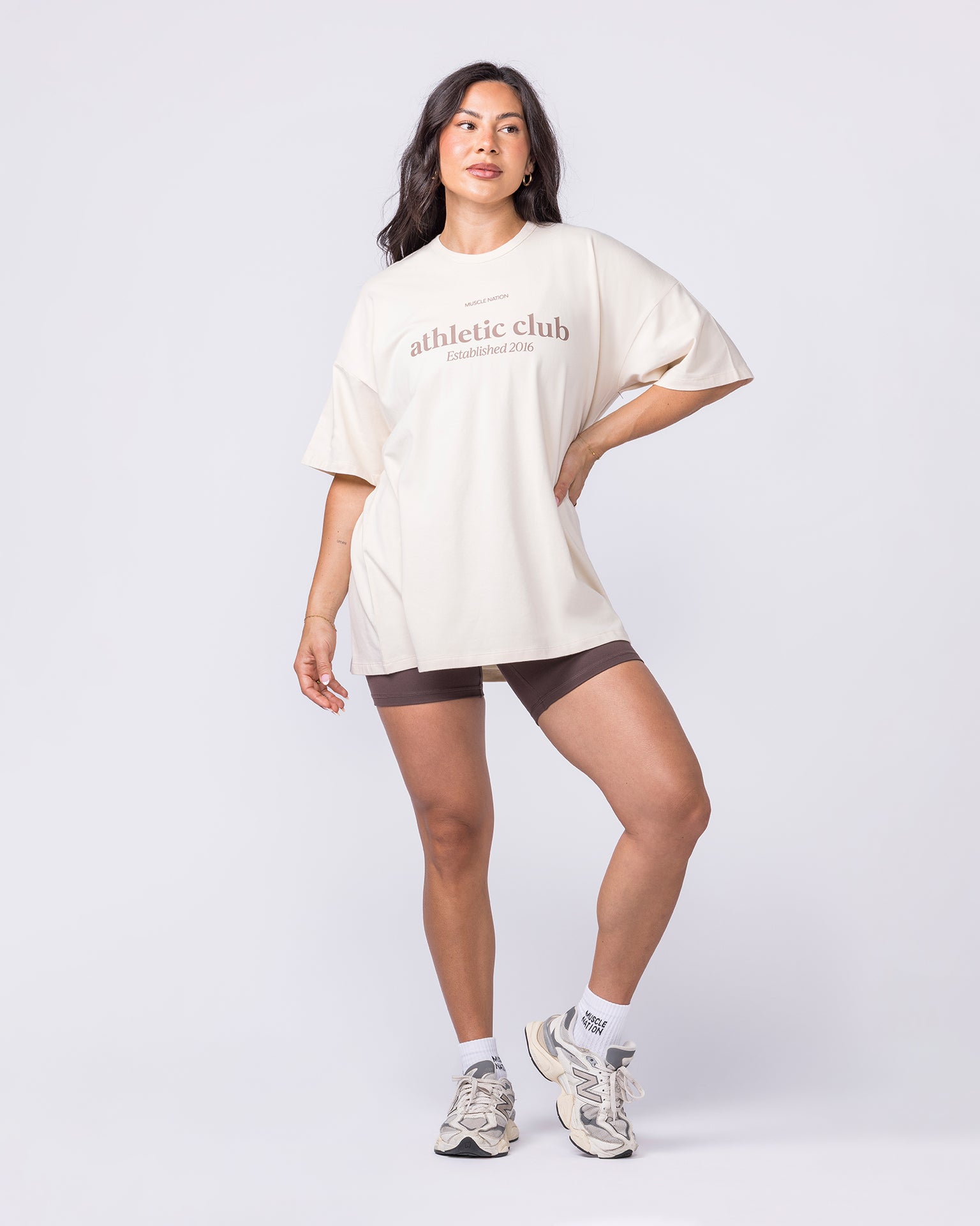 Athletic Club Oversized Tee - Dew-T-Shirts-XXS-022613DEW-XXS-MNAPPRL48578-5-Muscle Nation
