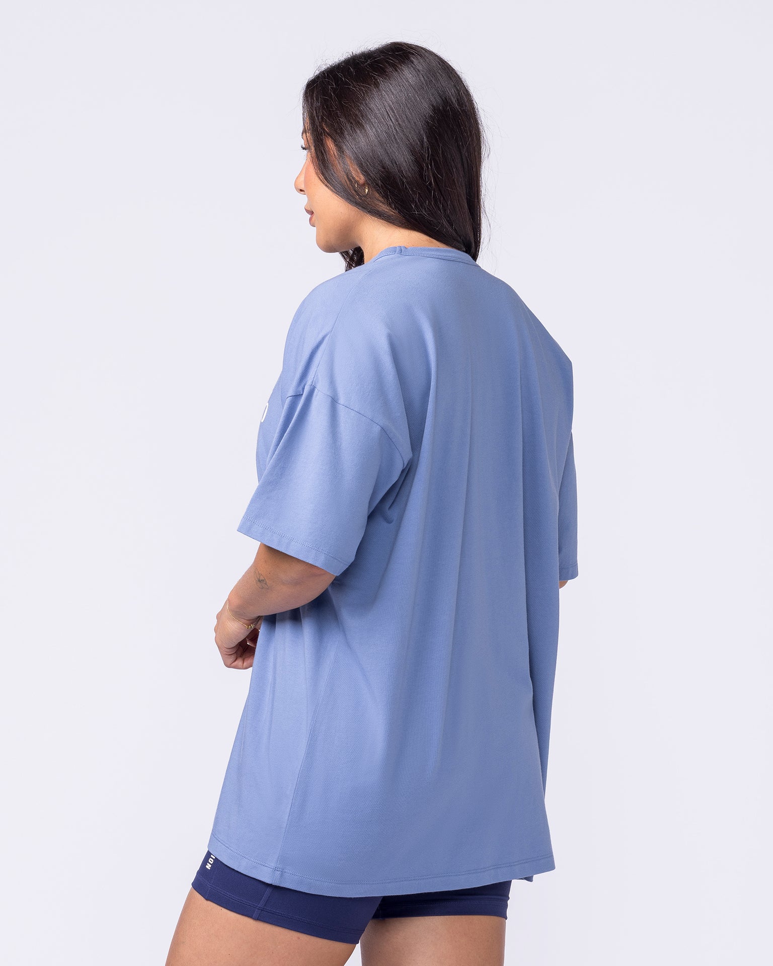 Athletic Club Oversized Tee - Faded Denim-T-Shirts-XXS-022613FDNM-XXS-MNAPPRL48569-3-Muscle Nation