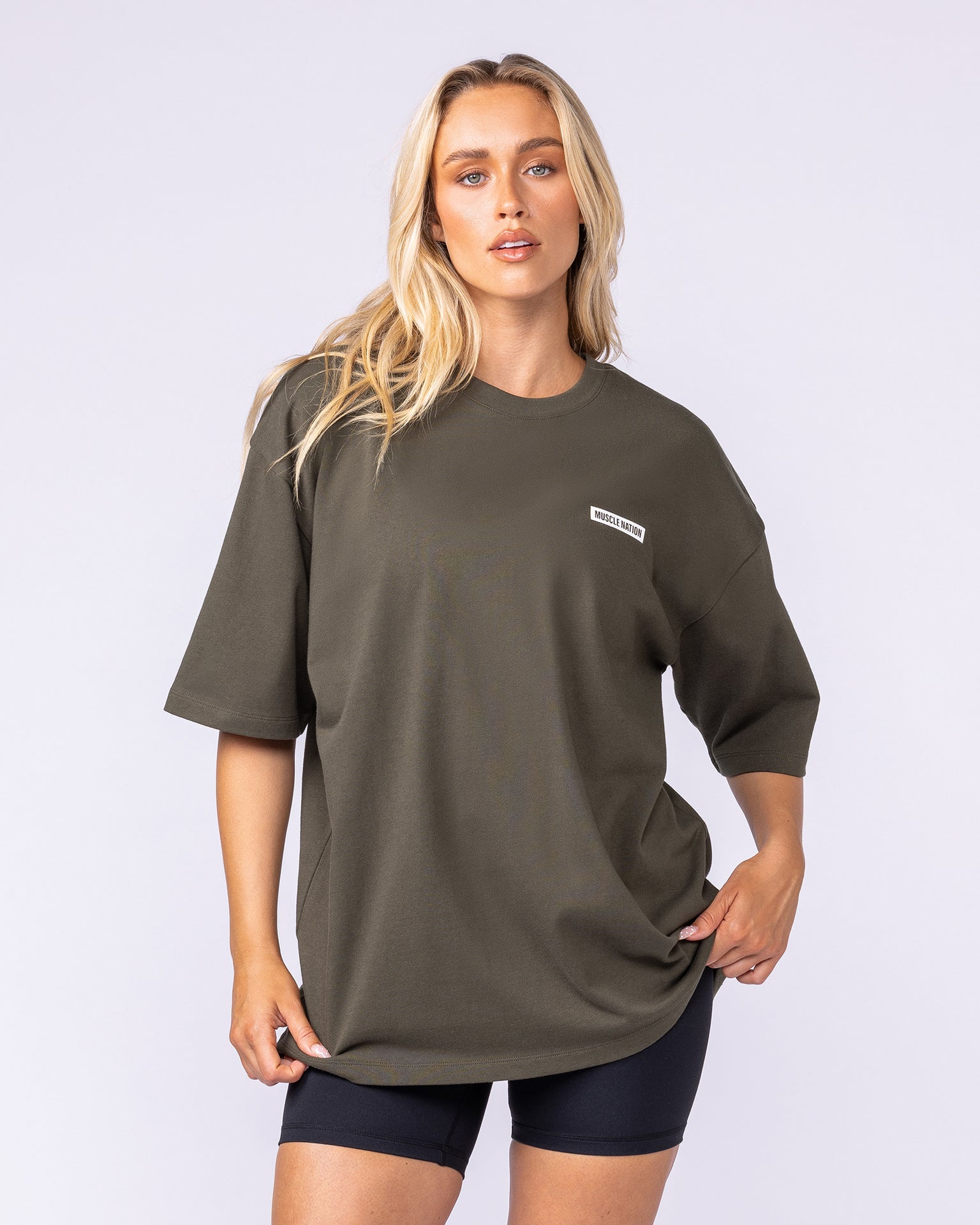 Athletic Division Pump Cover - Dark Khaki-T-Shirts-XS-1125176DKHAKI-XS-MNAPPRL47317-8-Muscle Nation