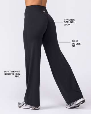 Aura Straight Leggings - Black-Leggings-XXS-032628BLK-XXS-MNAPPRL49742-2-Muscle Nation