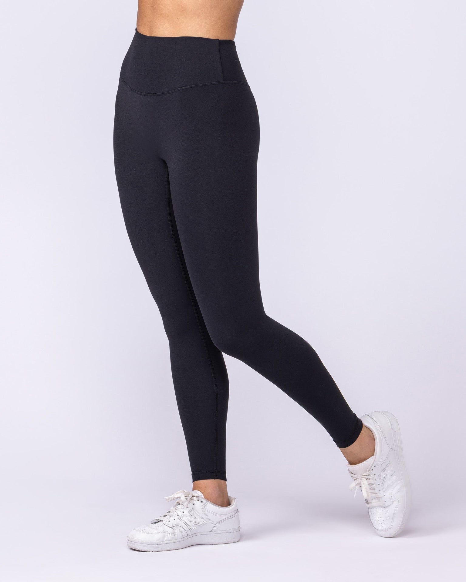 Aura Back Pocket Ankle Length Leggings - Black-Leggings-XXS-1125123BLK-XXS-MNAPPRL45482-3-Muscle Nation