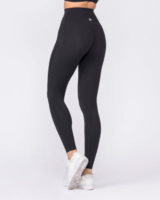 Aura Peachy High Invisible Scrunch Ankle Leggings - Black-Leggings-XXS-032606BLK-XXS-MNAPPRL48879-1-Muscle Nation