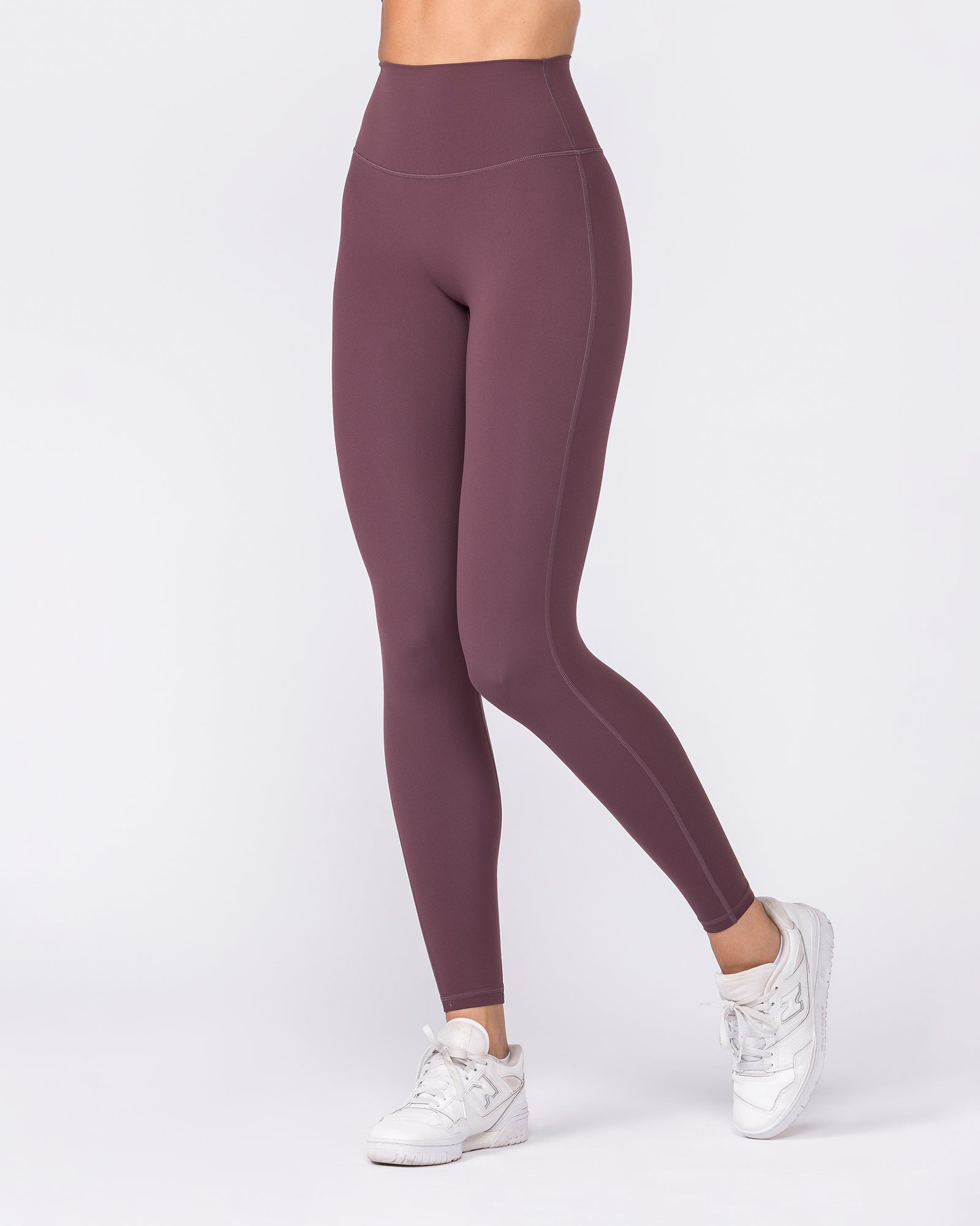 Aura Peachy High Invisible Scrunch Ankle Leggings - Dark Cherry-Leggings-XXS-032606DKCHRY-XXS-MNAPPRL48897-3-Muscle Nation