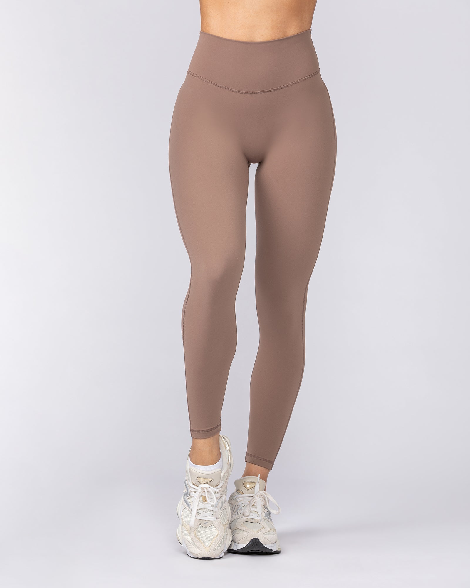 Aura Peachy Invisible Scrunch Ankle Leggings - Cookie-Leggings-XXS-082507CKE-XXS-MNAPPRL43777-3-Muscle Nation