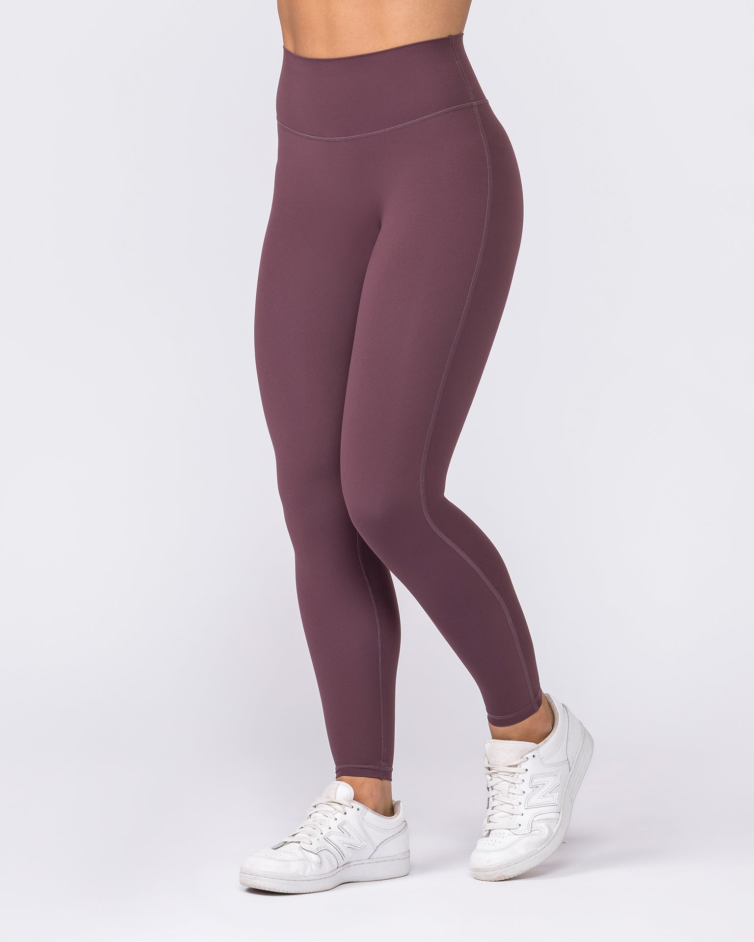 Aura Peachy Invisible Scrunch Ankle Leggings - Dark Cherry-Leggings-XXS-032605DKCHRY-XXS-MNAPPRL49068-2-Muscle Nation