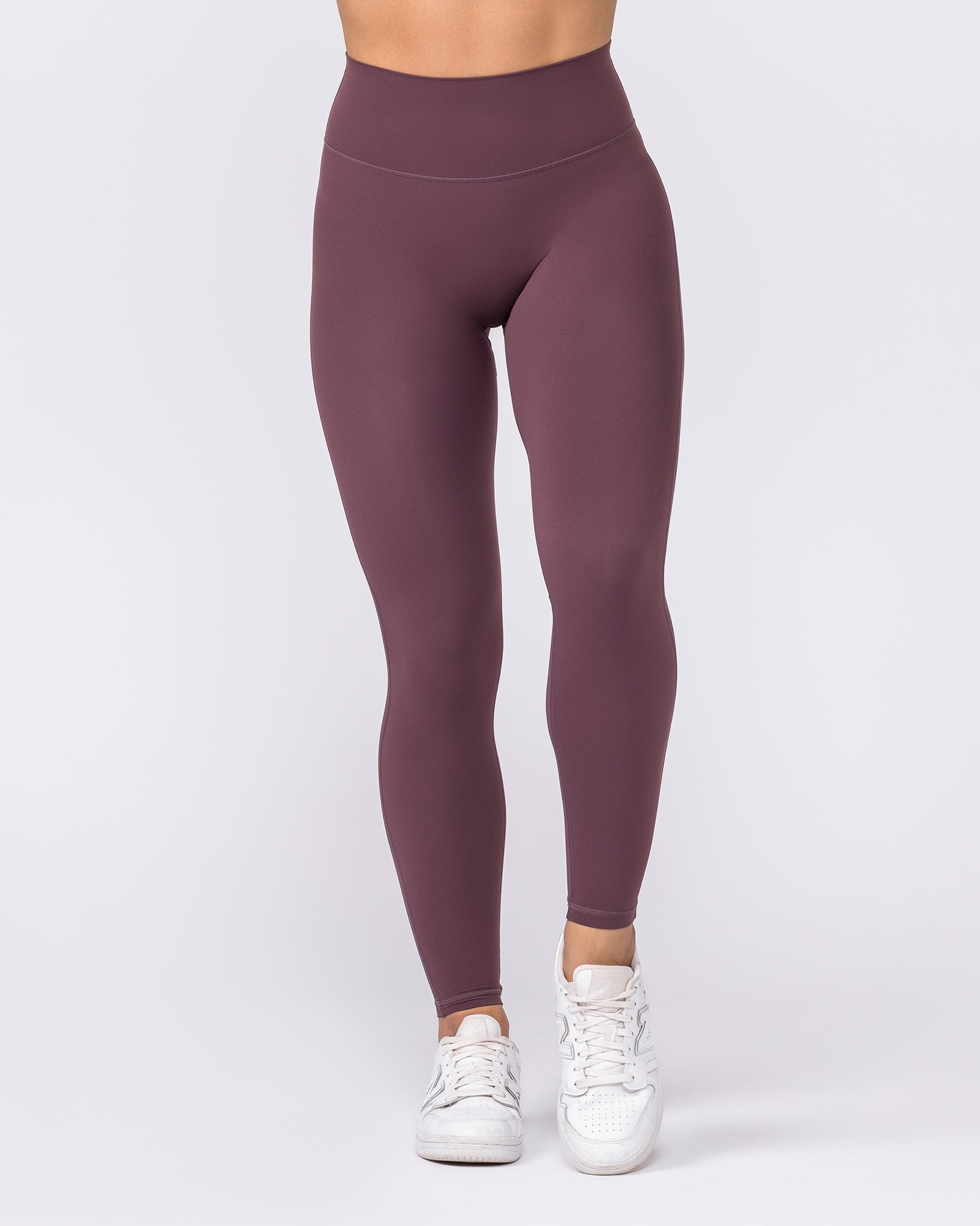 Aura Peachy Invisible Scrunch Ankle Leggings - Dark Cherry-Leggings-XXS-032605DKCHRY-XXS-MNAPPRL49068-4-Muscle Nation