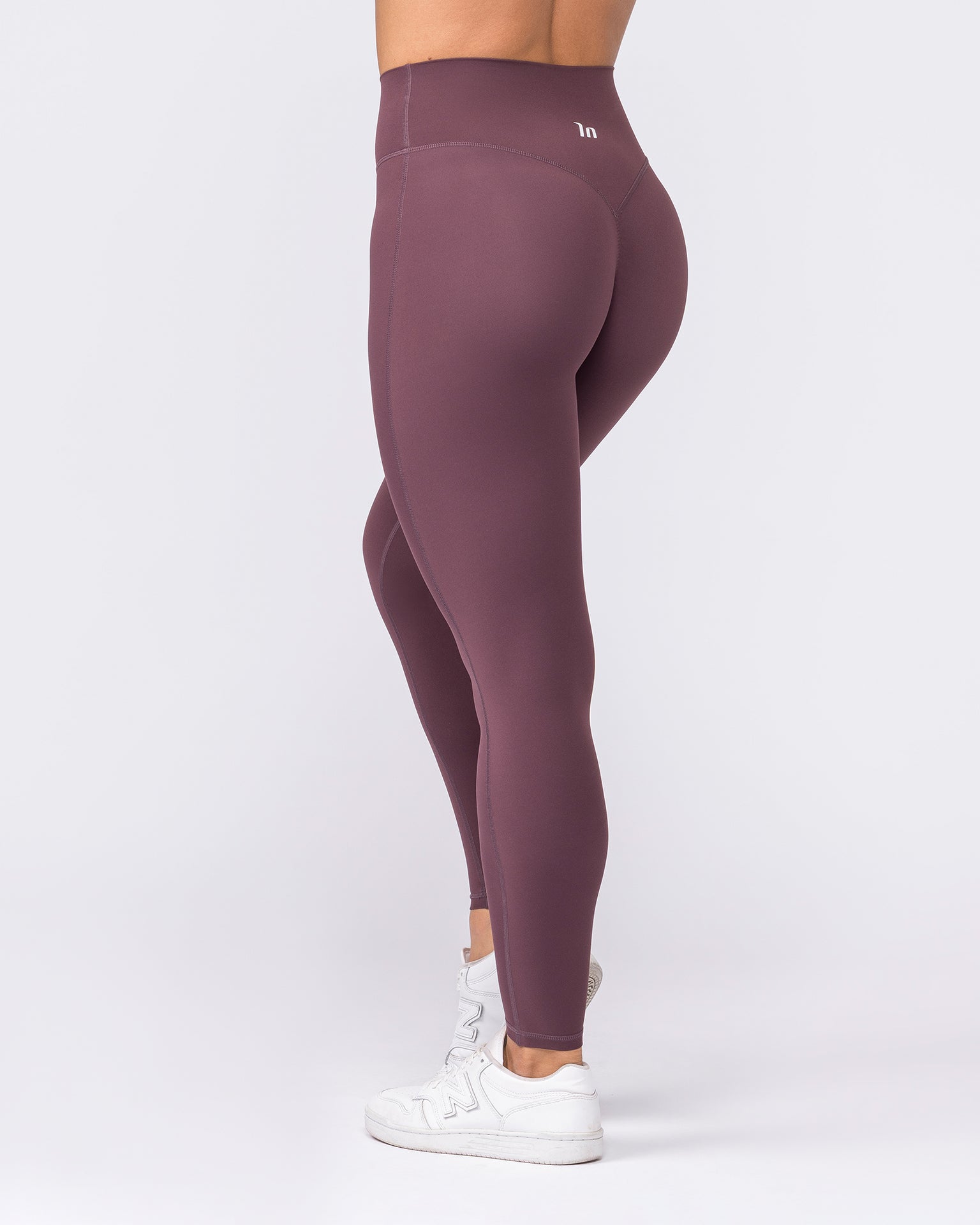 Aura Peachy Invisible Scrunch Ankle Leggings - Dark Cherry-Leggings-XXS-032605DKCHRY-XXS-MNAPPRL49068-5-Muscle Nation