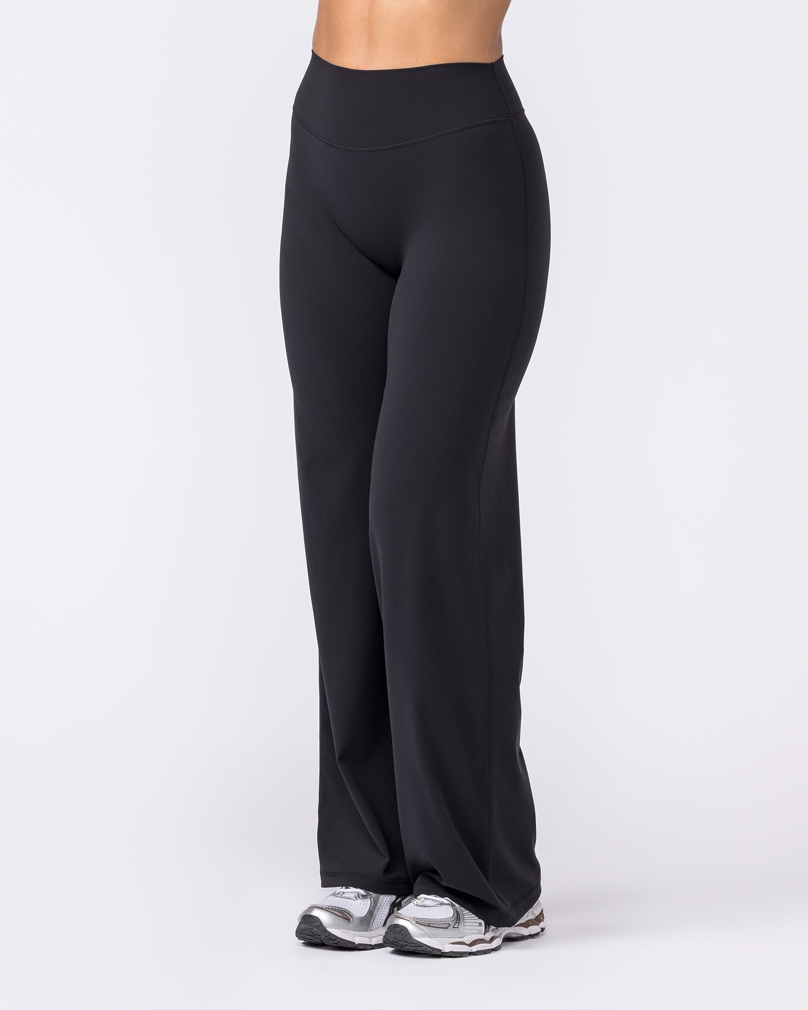 Aura Straight Leg Leggings Long - Black-Leggings-XXS-032657BLK-XXS-MNAPPRL51587-5-Muscle Nation