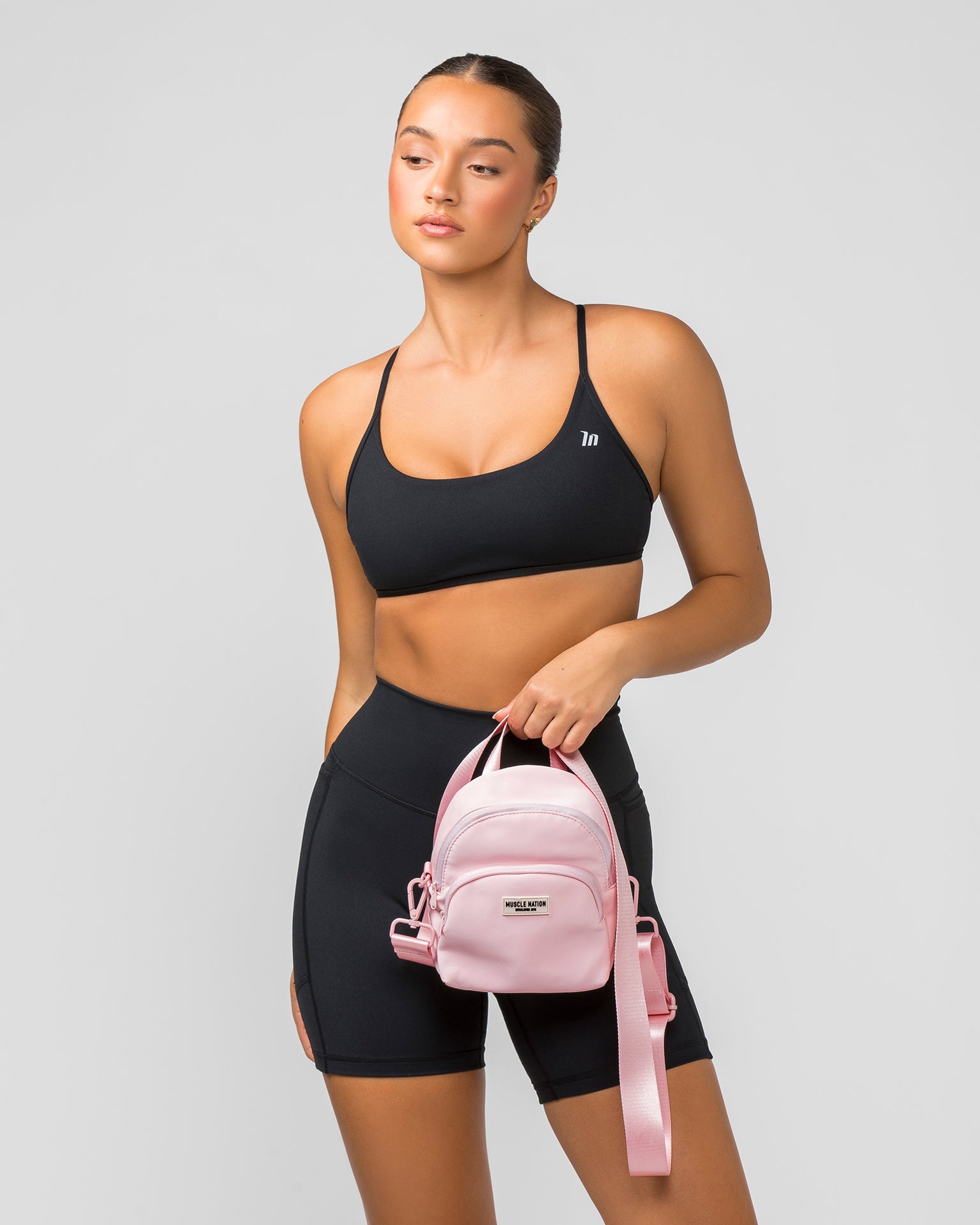 Mini Side Bag - Pale Pink-Bags-One Size-AC112330PALPNK-One Size-MNAPPRL28490-4-Muscle Nation