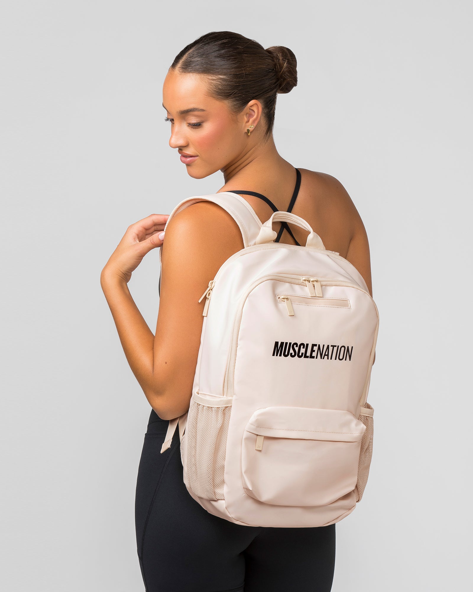 Backpack - Travertine-Bags-AC032226TRAV-One-MNAPPRL28487-8-Muscle Nation