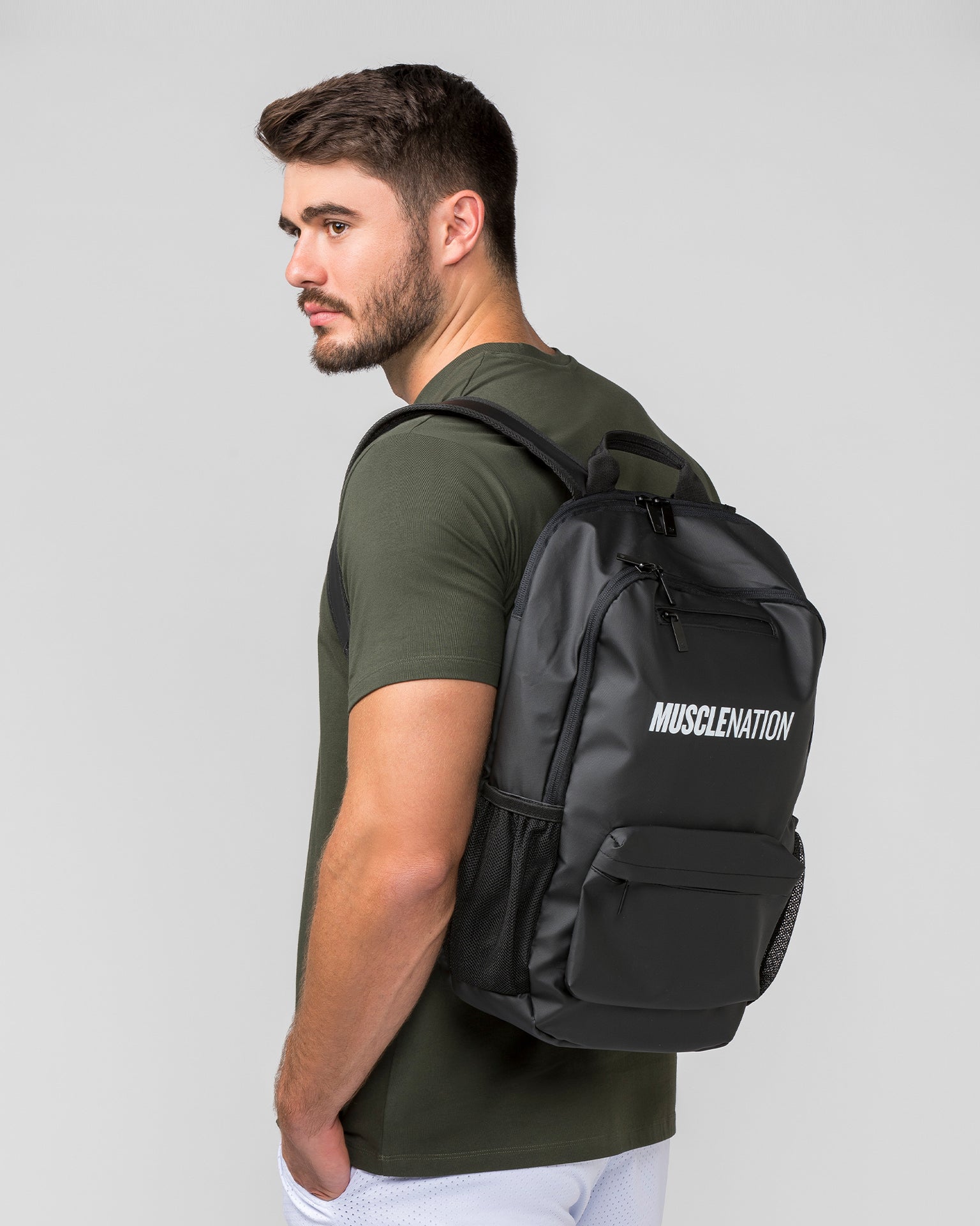 Backpack - Black-Bags-ONE-AC032226BLK-One Size-MNAPPRL28484-8-Muscle Nation