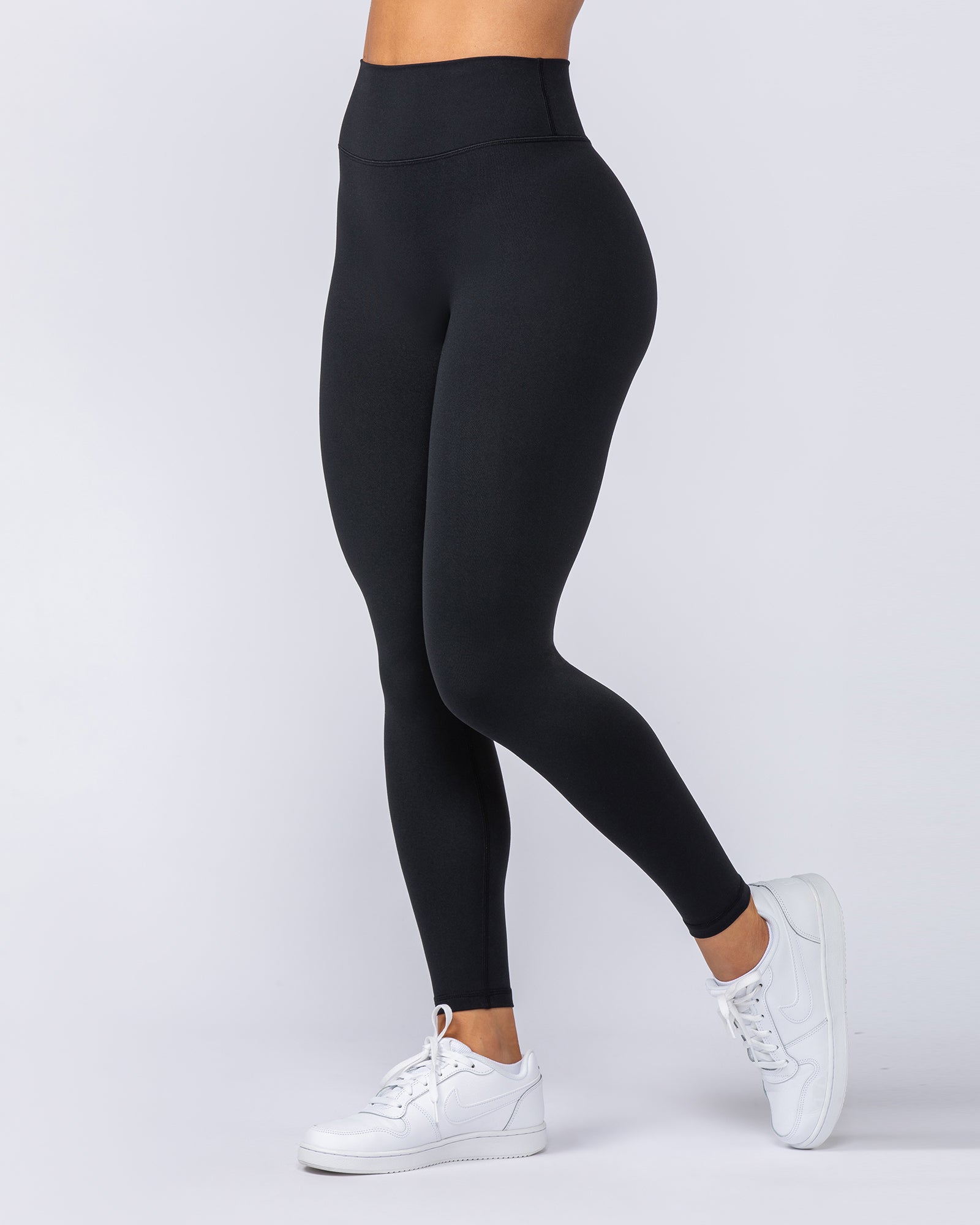 Instinct Scrunch Ankle Length Leggings - Black-Leggings-XXS-112459BLK-XXS-MNAPPRL33820-3-Muscle Nation